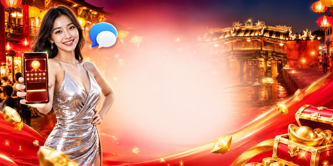 Chợ đêm Hội An lung linh với người dùng truy cập casino di động và thực hiện giao dịch trực tuyến